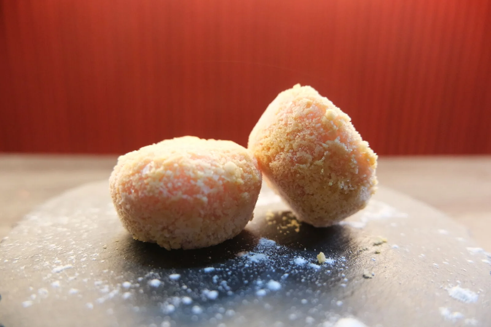 Mochi de tarta de queso